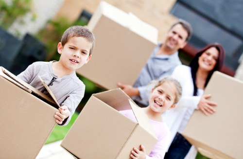 Removal team preparing a local home move in Stepney