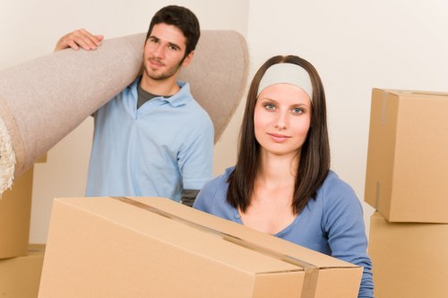 Flat move preparation in Stepney with careful handling
